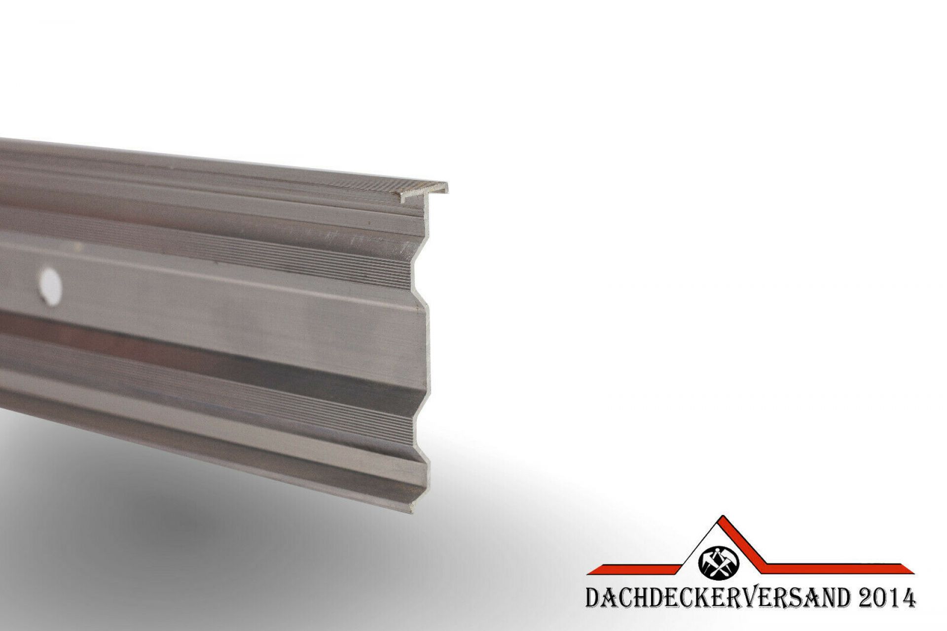 1m Kappleiste Aluminium stranggepresst wahlweise mit Blende und Verbinder