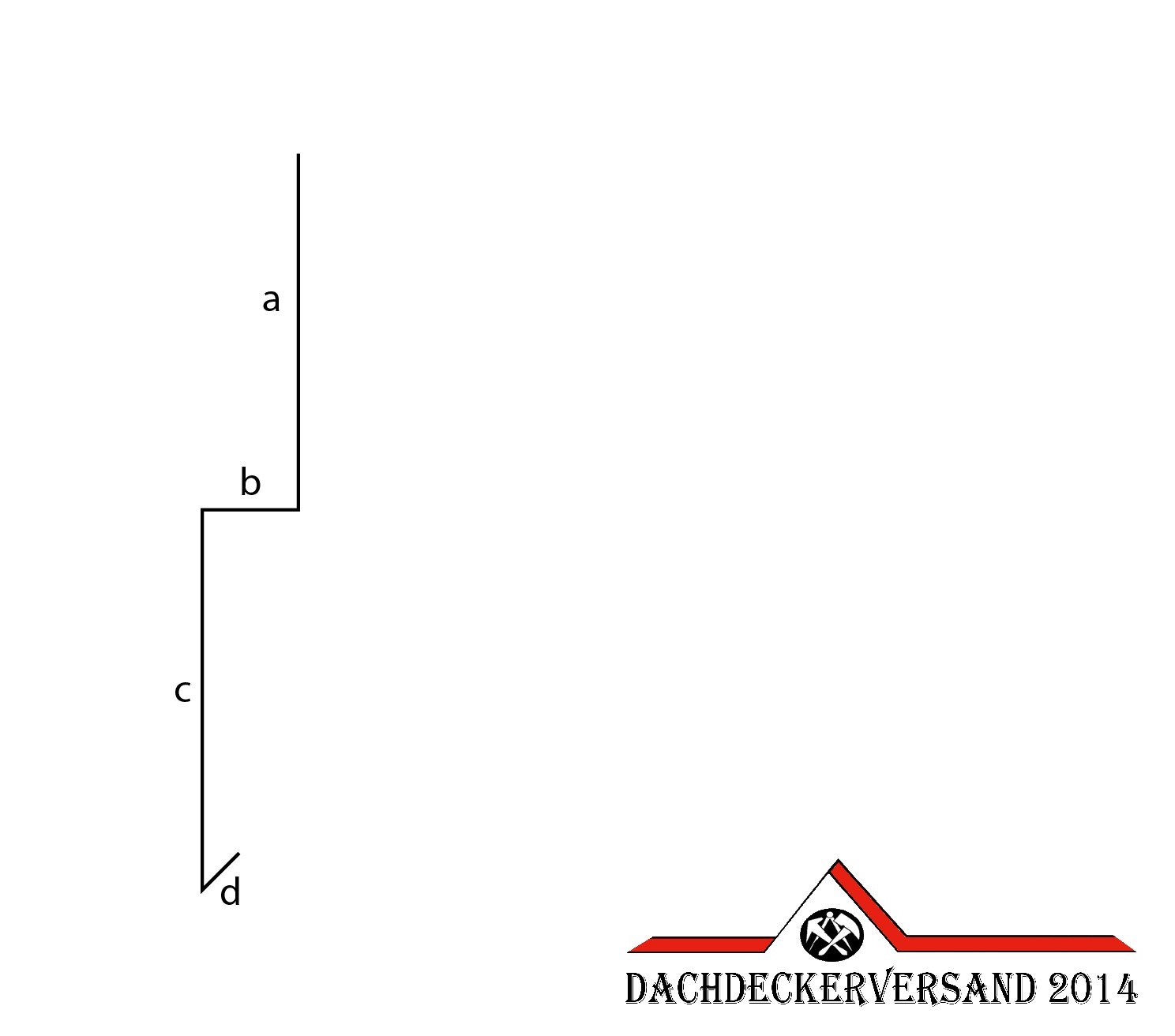 2 m Tropfblech Kantblech Wandwinkel Wandblech Aluminium Alu natur  0,8 mm stark