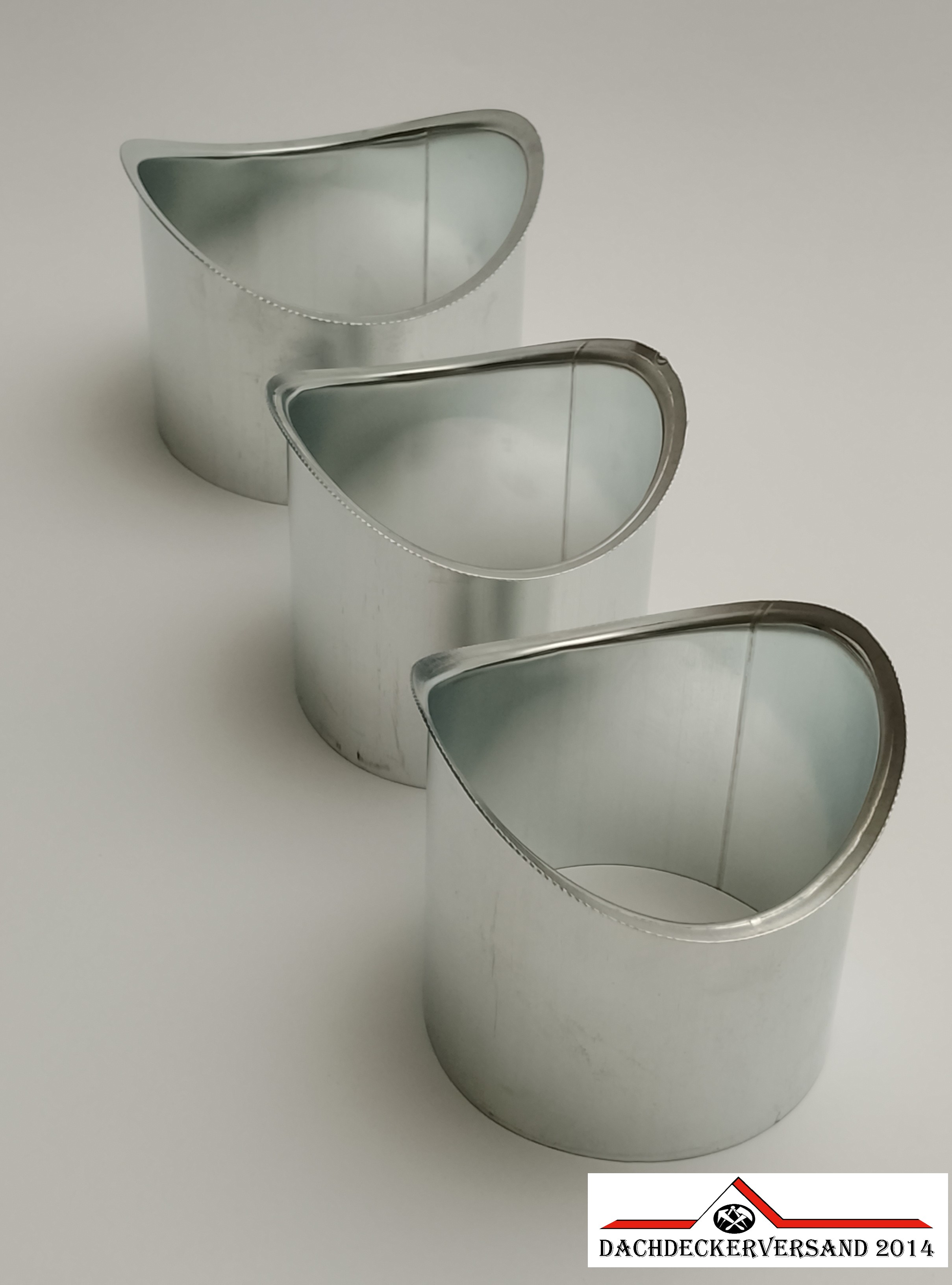 Lötstutzen Rinnenstutzen Stutzen Auslaufstutzen Zink für halbrunde Rine