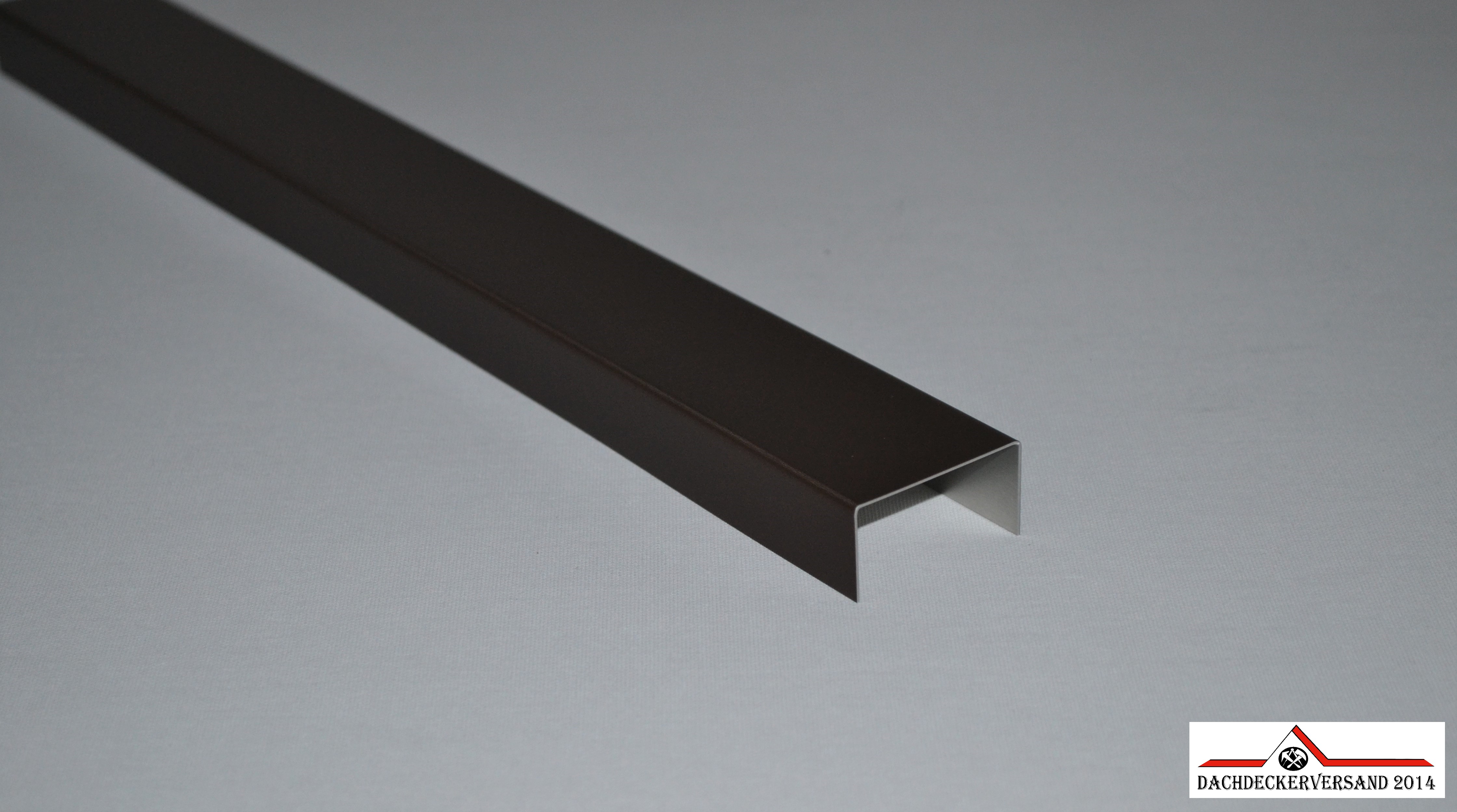 2 m U-Blech U-Form U-Profil U-Winkel Winkelblech U-Profil U-Blechprofil Aluminium farbig 0,8 mm 