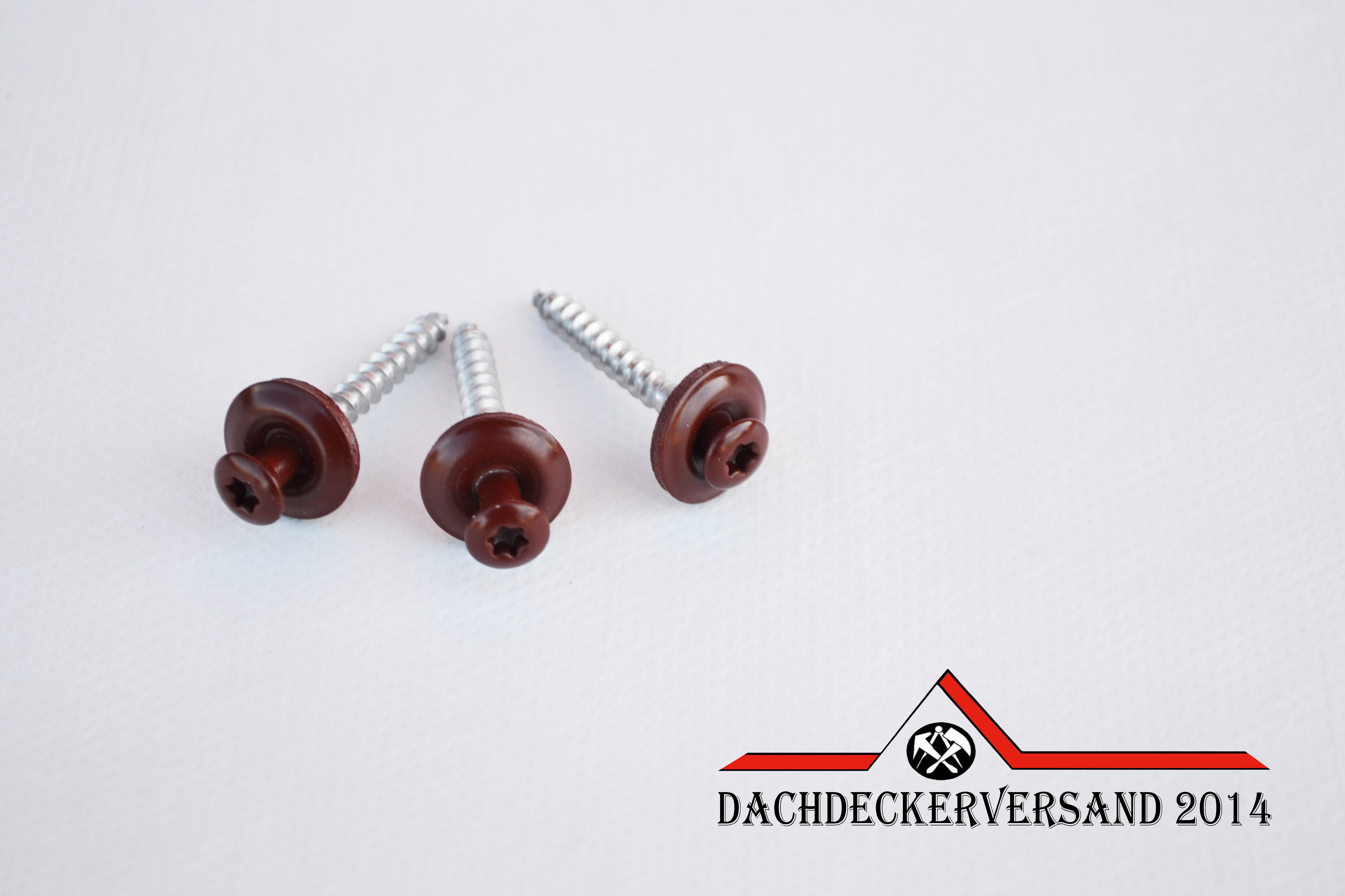 4,5 x 35 mm Spenglerschrauben mit Dichtscheibe farbig - 25 Stück