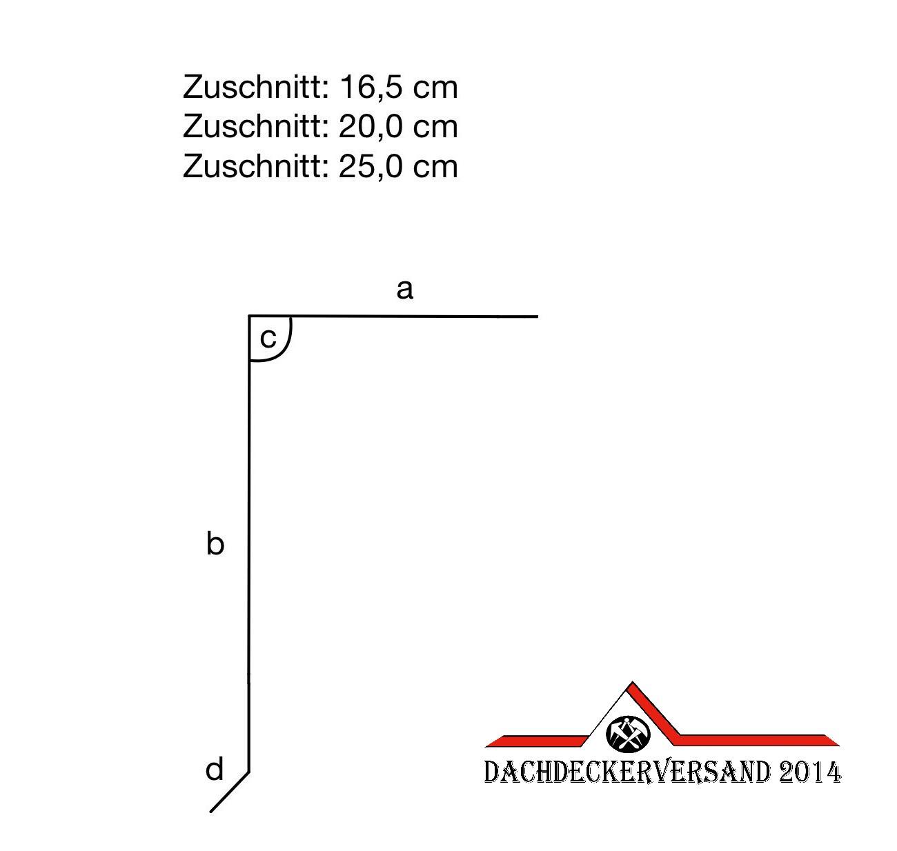 2 m Ortgangblech Ortblech Flachdach Alu Aluminium natur 0,8 mm stark (Form A)